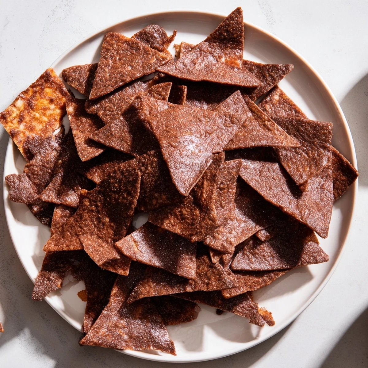 Crispy dessert chips & salsa served with fresh fruit adds vibrant color to any table.  