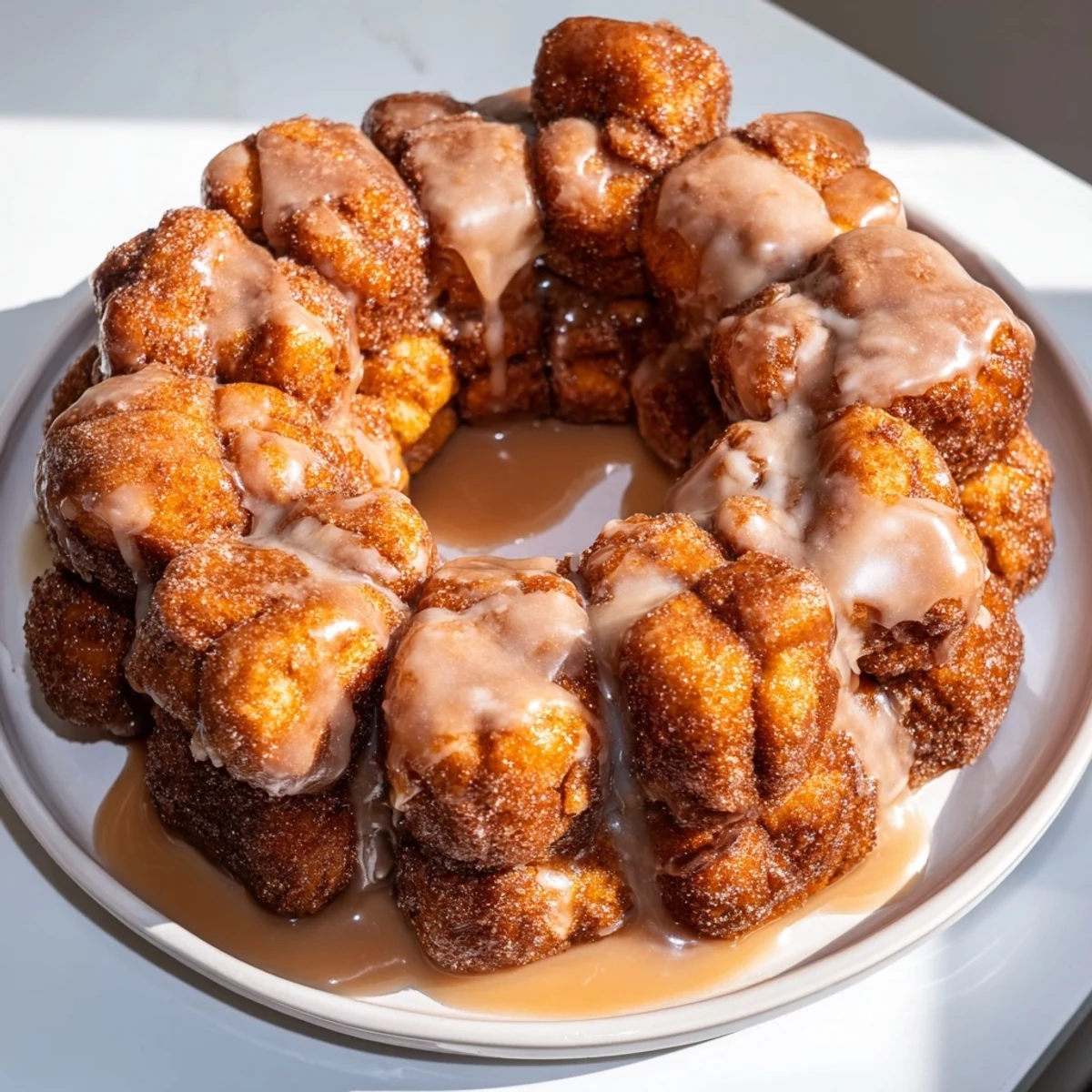 Imagine the sweet aroma of this Easy Christmas Morning Monkey Bread with its glistening, sugared crust.