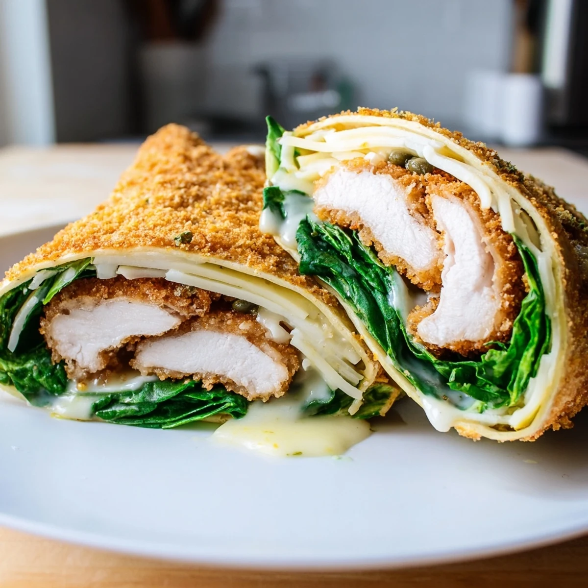 Chicken Piccata Crunch Wrap