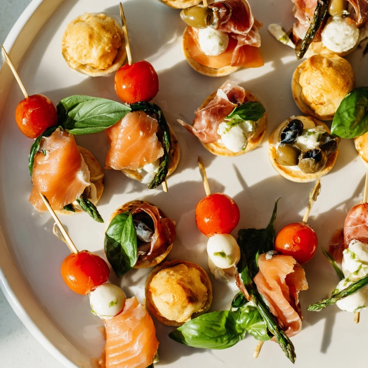 A beautifully arranged Magical Moments Happy New Year 2026 Platter, overflowing with festive treats.