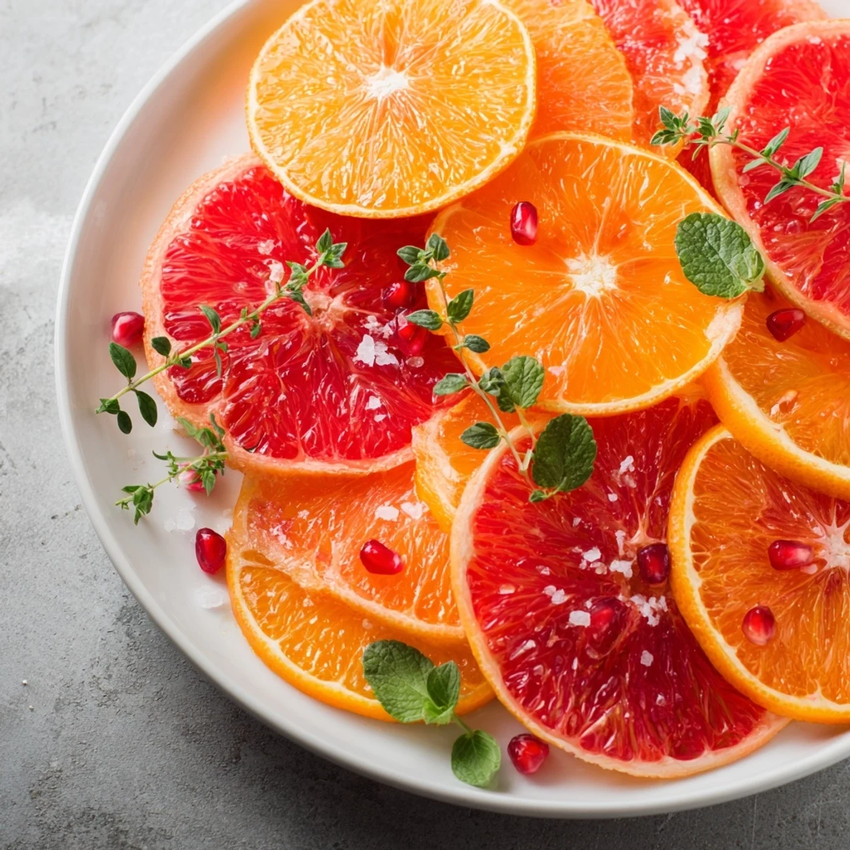 Enjoy this refreshing fruit board with colorful citrus and a sweet drizzle as a dessert.