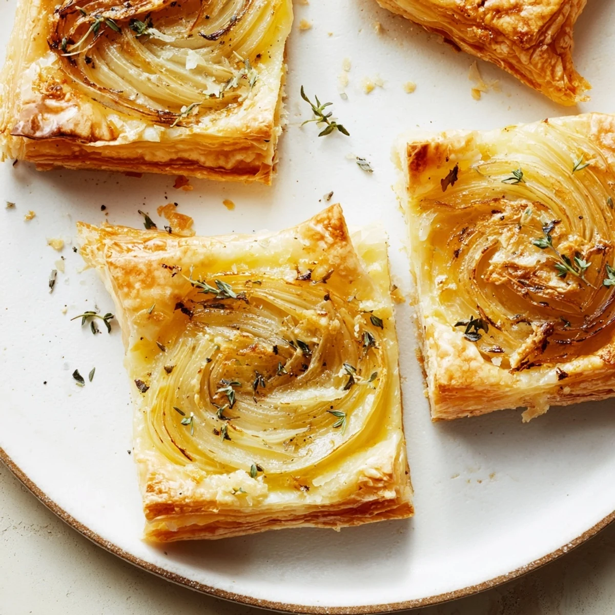 Golden, flaky crust cradles sweet caramelized onions in this tempting Caramelized Onion Tart.