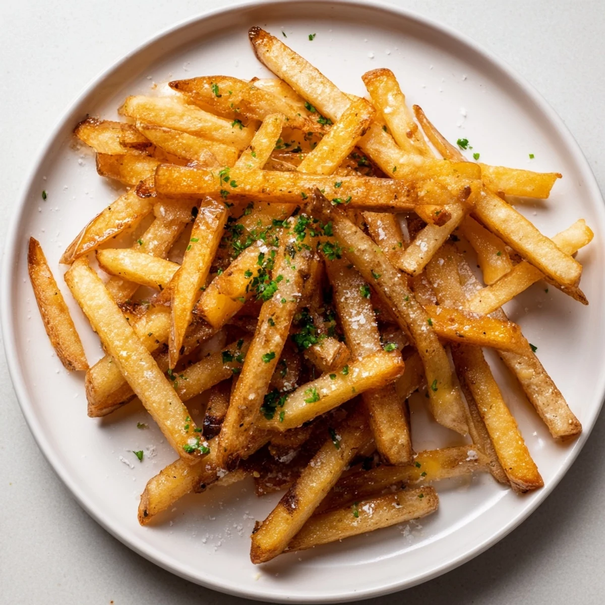 Golden grilled cheese sandwich with a side of perfectly fried beef tallow French fries, a satisfying meal.