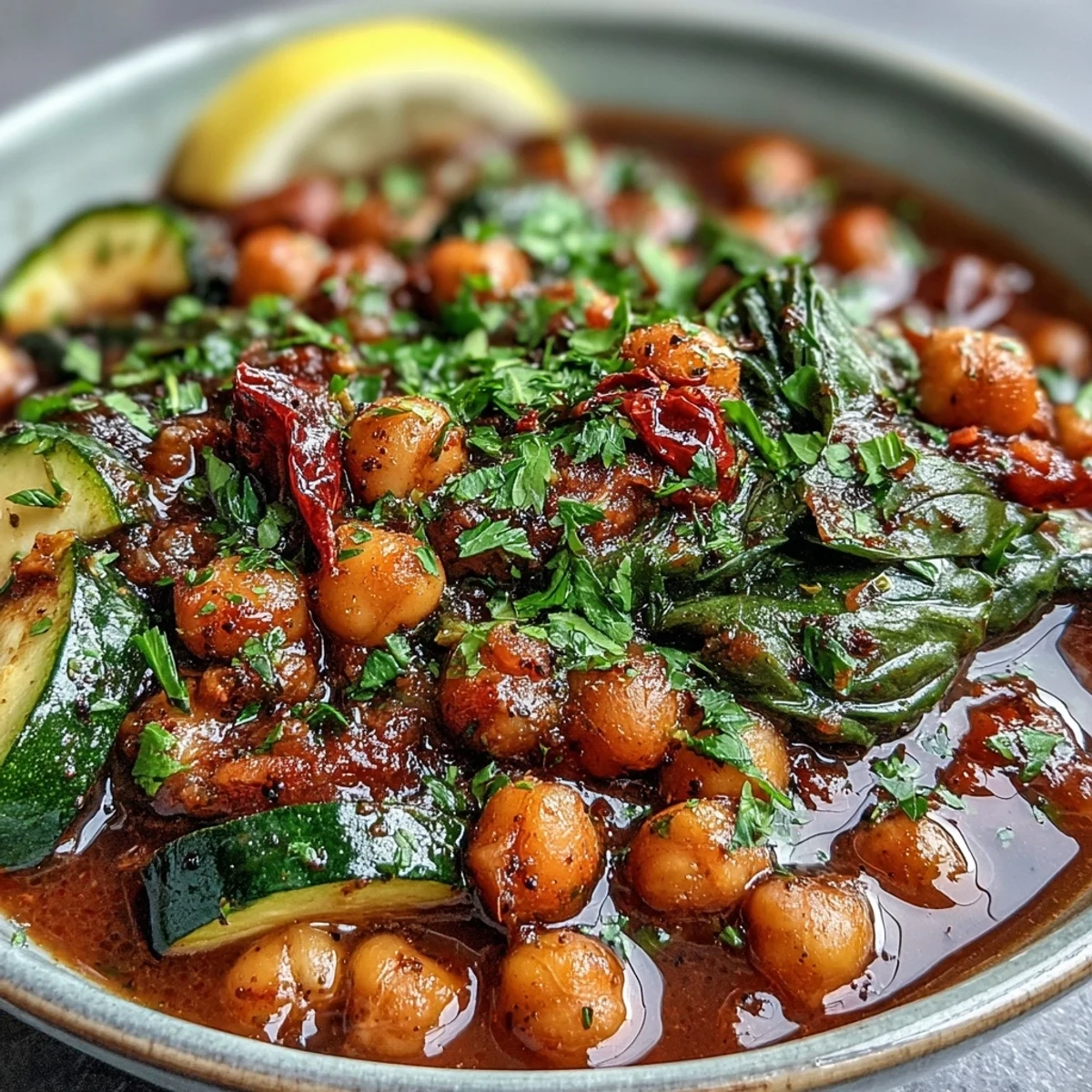 Hearty Chickpea and Vegetable Stew