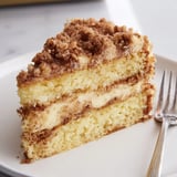 Warm cinnamon streusel coffee cake with a sweet, melt-in-your-mouth topping, fresh-baked.