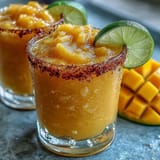 Frozen Mango Margarita Mocktail