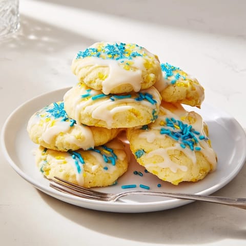 Festive Hanukkah Lemon Christmas Cookies
