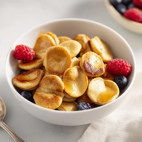 Mini Pancake Cereal Breakfast