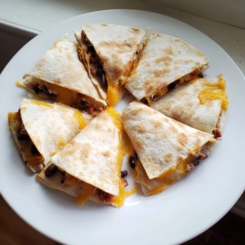 Bean and Cheese Quesadillas