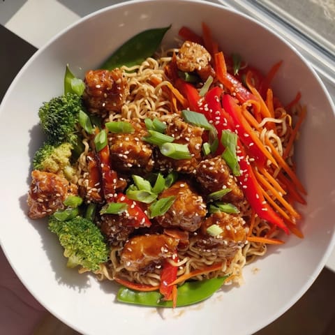 Sheet-Pan Crispy Ramen Veggies