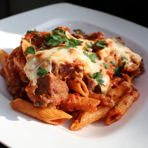 Budget Sausage Cheese Pasta