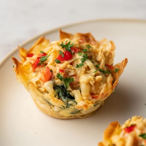 Easy Festive Mini Quiche Cups