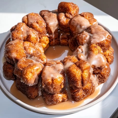 Imagine the sweet aroma of this Easy Christmas Morning Monkey Bread with its glistening, sugared crust.