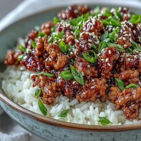 Korean-Style Ground Turkey