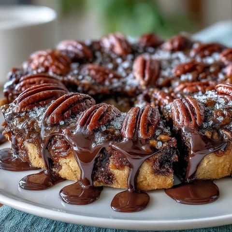 Decadent chocolate pecan bourbon tart, perfect for Derby day celebrations.