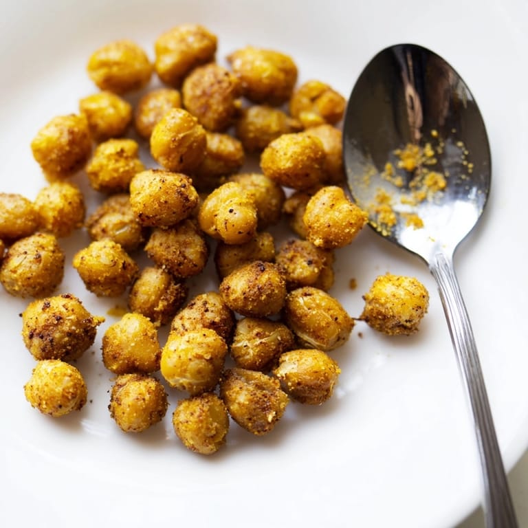 Imagine salty and smoky Roasted Chickpea Snack Mix warm from the oven &ndash; so delicious!