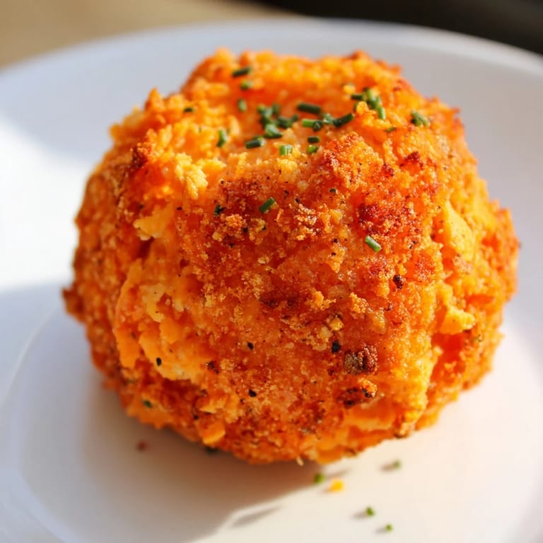 Tempting Flamin Hot Spicy Pumpkin Biscuit Balls, bursting with flavor and crunch.