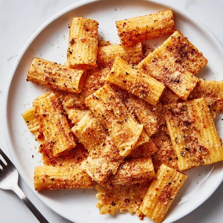 Savory pasta chips seasoned variety showcasing vibrant flavors, great for game day parties.