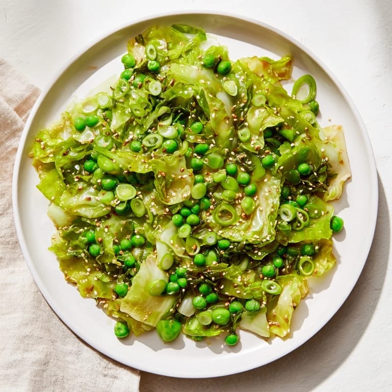 Imagine the flavors! This quick Cabbage Stir-Fry dish features tender vegetables coated in a delicious, savory sauce.