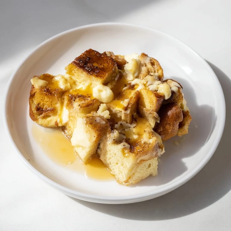 Enjoy a photo of the delicious French toast bake, perfectly baked and ready for a tasty breakfast.