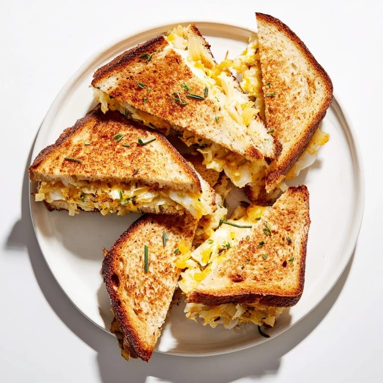 Warm, comforting, ready-to-eat French Onion Grilled Cheese on toast, ideal for a satisfying lunch.