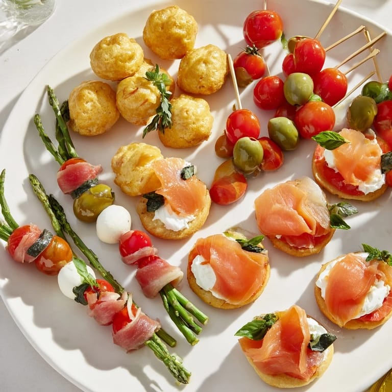 Close-up of a delightful Magical Moments Happy New Year 2026 Platter, perfect for elegant New Year's celebrations.