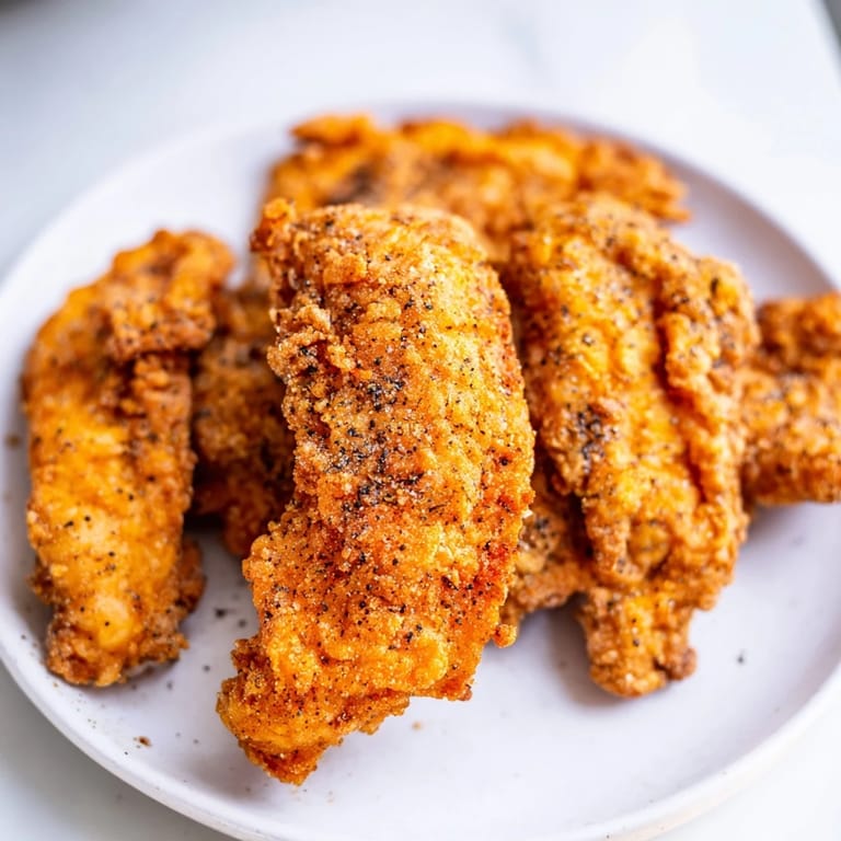 Succulent and flavorful buttermilk fried chicken tenders, ideal served with dipping sauces.