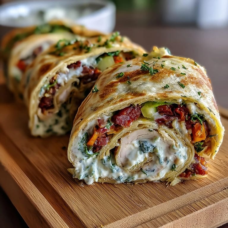Bite-sized turkey and cheese pinwheels with spinach, carrots, and bell peppers — a fun, healthy lunch idea for kids.  